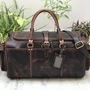 24 inch Hunter Brown Genuine Leather Weekend Bag, Leather Duffle Mens, Traveller Bag, Carry on Air Travel, Valentine Gift, Halloween Party-2