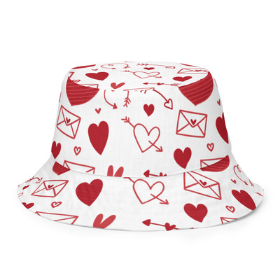 Valentine Day Reversible bucket hat