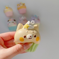 Fuwakun Mini Animal Cupcake Squishy Set - Thumbnail 3