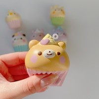 Fuwakun Mini Animal Cupcake Squishy Set - Thumbnail 4