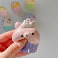 Fuwakun Mini Animal Cupcake Squishy Set - Thumbnail 5