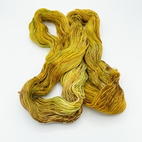 Banana Bread Hand Dyed Fingering Weight Sock Yarn - Thumbnail 2