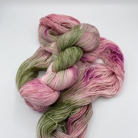 Spring Garden Hand Dyed Fingering Weight Sock Yarn - Thumbnail 1