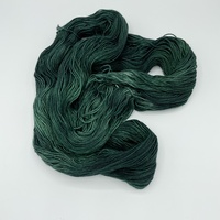 Blackveil Hand Dyed Fingering Weight Sock Yarn - Thumbnail 2