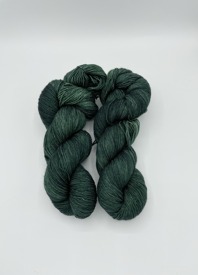 Blackveil Hand Dyed Fingering Weight Sock Yarn