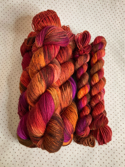 Hearth Hand Dyed Fingering Weight Sock Yarn