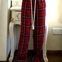 Stunning Retro Punk Milan Check Oversize Pants Streetwear Party Egirl Ootdstyle Amazing  - Thumbnail 7