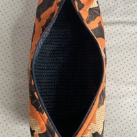 Bats Knitting and Crochet Project and Notions Bag Handmade - Thumbnail 1