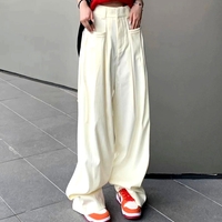 Stunning Unique Oversize Punk Harajuku Hiphop Wide Leg Puddle Trousers Y2K 90s Streetwear Party Nightclub Dance Amazing - Thumbnail 9