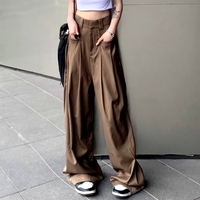 Stunning Unique Oversize Punk Harajuku Hiphop Wide Leg Puddle Trousers Y2K 90s Streetwear Party Nightclub Dance Amazing - Thumbnail 5