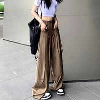 Stunning Unique Oversize Punk Harajuku Hiphop Wide Leg Puddle Trousers Y2K 90s Streetwear Party Nightclub Dance Amazing - Thumbnail 8
