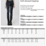  WOMEN BLACK GOTHIC ELASTIC FLARE PANTS-3
