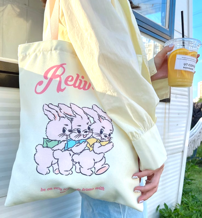 HARAJUKU BUNNY TOTE BAG