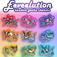 Eevee Evolution Mini Charms - Thumbnail 3