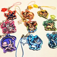 Eevee Evolution Mini Charms - Thumbnail 1