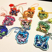 Eevee Evolution Mini Charms - Thumbnail 2