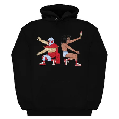 I believe in science black hoodie front print - Thumbnail 1