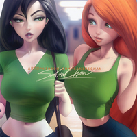 Distracted GF Kim x Shego Poster #597 - Thumbnail 1