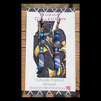 TRIBE VIBE (blue) Handmade Earrings By Nubian Collection Artwear 🎨 - Thumbnail 4