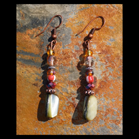 TRIBE VIBE (Lime) Handmade Earrings By Nubian Collection Artwear 👑 - Thumbnail 2