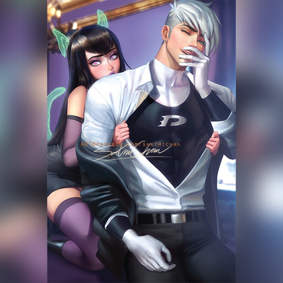 Danny x Sam Ghost Cat Ears Poster #587