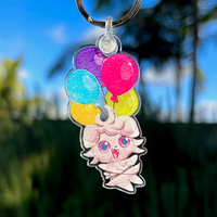Espurr Keychain, Double-Sided - Thumbnail 1