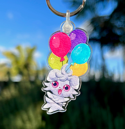 Espurr Keychain, Double-Sided