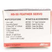 Hitec HS-50 Micro Feather Servo   - Thumbnail 2