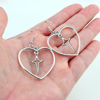 HEART & STAR EARRINGS - Thumbnail 1