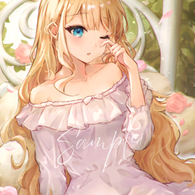 I'm in love with the villainess "claire françois" sleepy claire shimmer autographed print