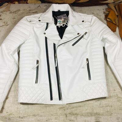 Crafted leather new men genuine lambskin leather jacket slim fit biker motorcycle jacket - Thumbnail 5
