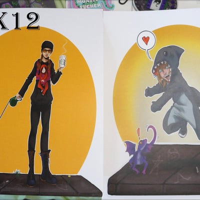 Hell's belles print set