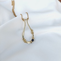 950 silver wire wrap ring holder necklace for 7 th anniversary gift, handmade ring keeper necklace for her, wedding ring pendant - Thumbnail 2