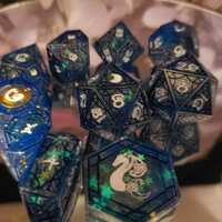 Arcana Pansophical Stained Glass Polyhedral Set - Thumbnail 1