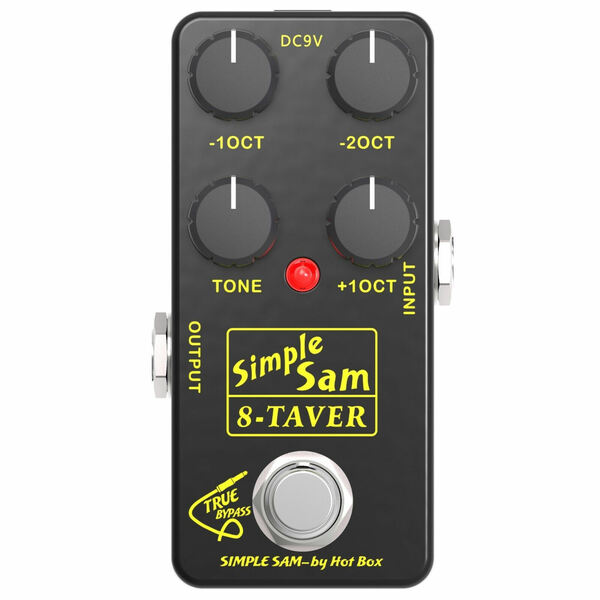 Simple Sam 8-Taver Octaver Guitar Effect Pedal True Bypass Astounding Tone