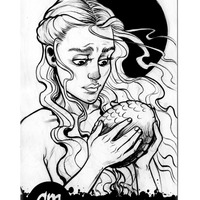 Just the Sketchcards Vol. 1: A Collection of Sketchcard Art by Clara Meath - Thumbnail 3