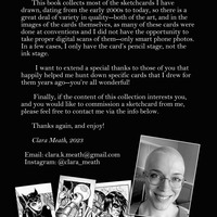 Just the Sketchcards Vol. 1: A Collection of Sketchcard Art by Clara Meath - Thumbnail 1