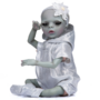 New Simulation Doll Alien Silicone Doll Vintage Gothic Death Statues Resin Art Craft Decoration Horror Halloween Decor-2