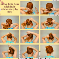 Egyptian style hair stick with filigree and blue amazonite beads - Thumbnail 5