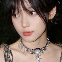 Heavy Industry Cross Clock Tassel Star Personalized Choker Necklace - Thumbnail 1