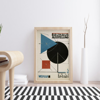 Bauhaus digital Poster reproducion - 1923 - high quality image ready to print - Thumbnail 1
