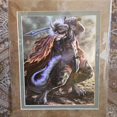 In came the storm 8 x 10 matted print