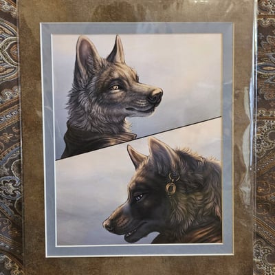 'shared passion' 8 x 10 matted print