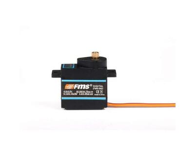 FMS FMMSER9GMGD54E 9g Digital Metal Gear 54Degree Micro Servo  