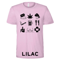 Unisex - Tourist T-Shirt Black Icons - Thumbnail 7