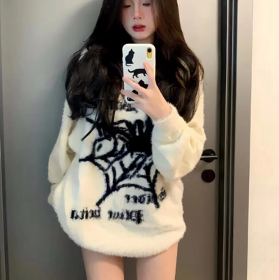 Spider sweater knitted sweater top