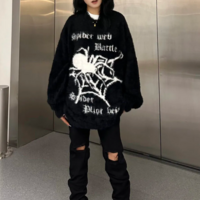 Spider sweater knitted sweater top - Thumbnail 4