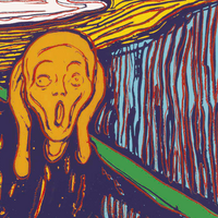 Andy Warhol The Scream 1984 reproduction high quality digital image ready to print - Thumbnail 2
