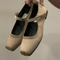 Satin Ballet Flats square toe  - Thumbnail 7