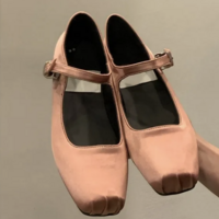 Satin Ballet Flats square toe  - Thumbnail 9